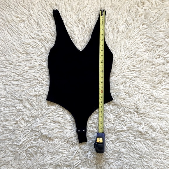 Garage V-Neck Ribbed Bodysuit - Picture 2 of 5